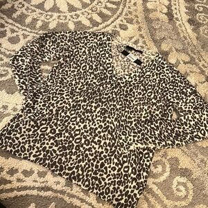 360 Cashmere sweater, leopard, size S NWT!